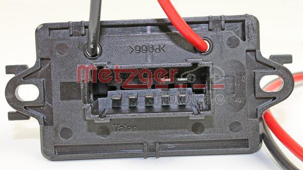 Résistance, pulseur d'air habitacle (Élément de commande, chauffage/ventilation) METZGER ref. 0917223